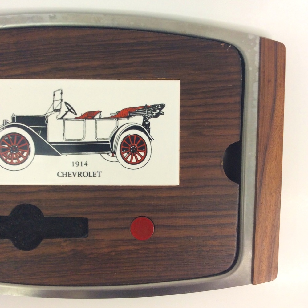 Vintage 1974 Chevrolet Technician Award Tray Board